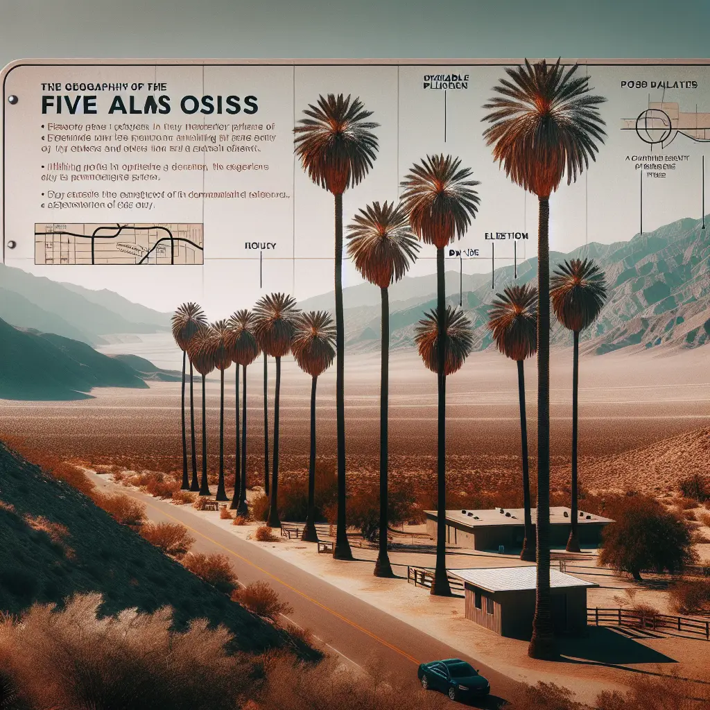 Discover the Five Palms Oasis: Location, Open and Close Time, Amenities, Hiking Distance, Road Access, Day-use, Elevation, Facilities